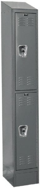 Hallowell - 2 Door, 2 Tier, Ready-Built Wardrobe & Box Lockers - Eagle Tool & Supply