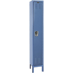Hallowell - 1 Door, 1 Tier, Ready-Built Wardrobe & Box Lockers - Eagle Tool & Supply