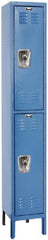 Hallowell - 2 Door, 2 Tier, Ready-Built Wardrobe & Box Lockers - Eagle Tool & Supply