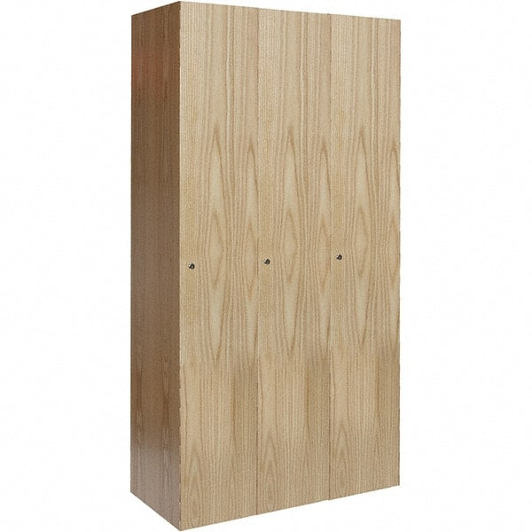 Hallowell - 3 Door, 1 Tier, Premium Wardrobe Lockers - Eagle Tool & Supply
