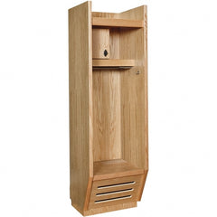 Hallowell - 1 Door, Wood Gear Locker - Eagle Tool & Supply