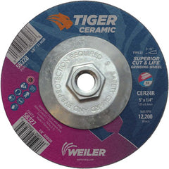 5X1/4 TIGER CERAMIC T27 GRIND WHL - Eagle Tool & Supply