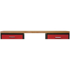 Hallowell - Flat Workbench & Workstation Top - 24" Deep, Use with Fort Knox Modular Utility Storage & Workbench System - Eagle Tool & Supply