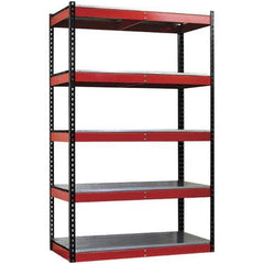 Hallowell - Steel Workbench & Workstation Shelf - 24" Deep, 78" High, Use with Fort Knox Modular Utility Storage & Workbench System - Eagle Tool & Supply