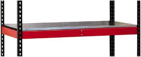 Hallowell - Steel Workbench & Workstation Shelf - 24" Deep, 3-1/2" High, Use with Fort Knox Modular Utility Storage & Workbench System - Eagle Tool & Supply