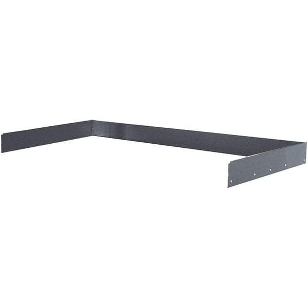 Hallowell - Workbench & Workstation Back and End Stop Kit - 36" Deep, 4-1/2" High, Use with Heavy-Duty Adjustable Leg Workbenches - Eagle Tool & Supply