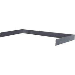 Hallowell - Workbench & Workstation Back and End Stop Kit - 30" Deep, 4-1/2" High, Use with Heavy-Duty Adjustable Leg Workbenches - Eagle Tool & Supply