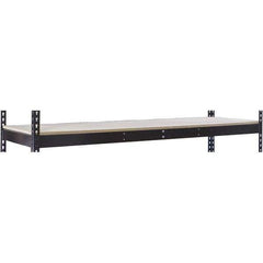 Hallowell - 96" Wide, 5/8 High, Open Shelving Accessory/Component - 24" Deep, Use with Black Rivetwell Double Rivet Boltless Shelving - Eagle Tool & Supply