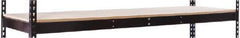 Hallowell - 72" Wide, 5/8 High, Open Shelving Accessory/Component - 24" Deep, Use with Black Rivetwell Double Rivet Boltless Shelving - Eagle Tool & Supply