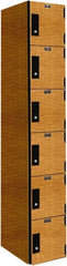 Hallowell - 6 Door, 6 Tier, Premium Box Lockers - Eagle Tool & Supply