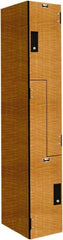Hallowell - 2 Door, 2 Tier, Phenolic Z-Locker - Eagle Tool & Supply