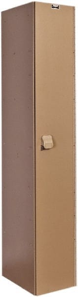Hallowell - 1 Door, 1 Tier, Solid Plastic Locker - Eagle Tool & Supply