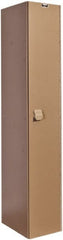 Hallowell - 1 Door, 1 Tier, Solid Plastic Locker - Eagle Tool & Supply