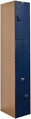 Hallowell - 2 Door, 2 Tier, Solid Plastic Z-Locker - Eagle Tool & Supply