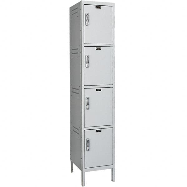 Hallowell - 4 Door, 4 Tier, Charging Station Locker - Eagle Tool & Supply