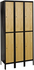 Hallowell - 6 Door, 2 Tier, Premium Wardrobe Lockers - Eagle Tool & Supply