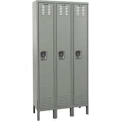 Hallowell - 3 Door, 1 Tier, Premium Wardrobe Lockers - Eagle Tool & Supply