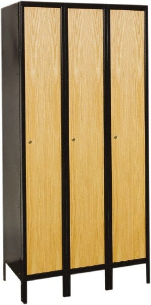 Hallowell - 3 Door, 1 Tier, Premium Wardrobe Lockers - Eagle Tool & Supply