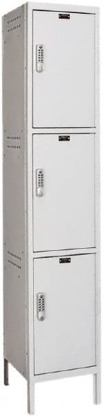 Hallowell - 3 Door, 3 Tier, Charging Station Locker - Eagle Tool & Supply