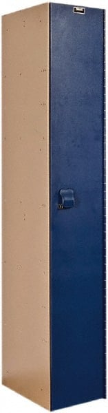 Hallowell - 1 Door, 1 Tier, Solid Plastic Locker - Eagle Tool & Supply