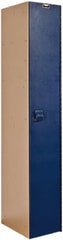 Hallowell - 1 Door, 1 Tier, Solid Plastic Locker - Eagle Tool & Supply