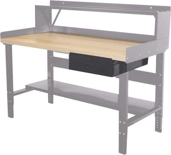 Hallowell - Workbench & Workstation Drawer - 24" Deep, 6" High, Use with Heavy-Duty Adjustable Leg Workbenches - Eagle Tool & Supply