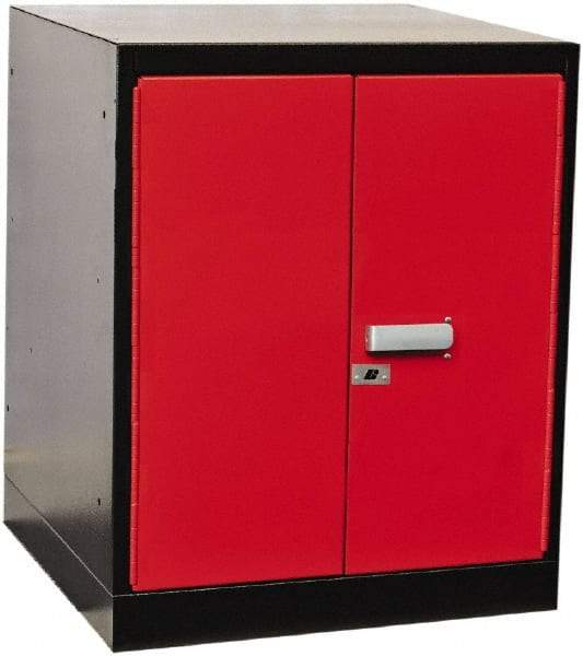 Hallowell - Steel Workbench & Workstation Pedestal - 24" Deep, 32" High, Use with Fort Knox Modular Utility Storage & Workbench System - Eagle Tool & Supply