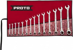 Wrench Set: 14 Pc, Metric Polished Finish