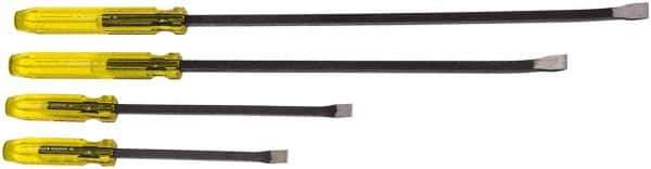 Proto - 4 Piece Pry Bar Set - Includes 14-1/2, 17-1/2, 28 & 31-7/8" Lengths - Eagle Tool & Supply