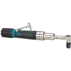 Dynabrade - 1/4" Collet, Angle Handle, Air Angle Die Grinder - 3,200 RPM, Rear Exhaust, 26 CFM, 0.4 hp, 90 psi, 1/4 NPT Inlet - Eagle Tool & Supply