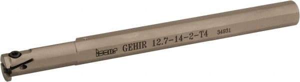 Iscar - GEHI, Right Hand, 0.075 to 0.095" Groove Width, Indexable Grooving Tool Holder - GEMI.., GEPI.. Insert Compatibility, 6" OAL, Through Coolant - Eagle Tool & Supply