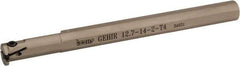 Iscar - GEHI, Right Hand, 0.075 to 0.095" Groove Width, Indexable Grooving Tool Holder - GEMI.., GEPI.. Insert Compatibility, 6" OAL, Through Coolant - Eagle Tool & Supply