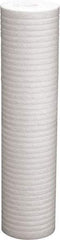 Value Collection - 4-3/8" OD, 25µ, Polypropylene Melt Blown-Thermal Bonded Cartridge Filter - 20" Long, Reduces Dirt & Rust - Eagle Tool & Supply