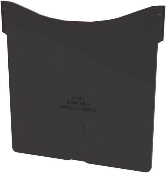 Akro-Mils - 4.7" Wide x 4.3" High, Black Bin Divider - Use with Akro-Mils - 30230 - Eagle Tool & Supply