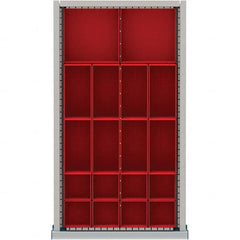 LISTA - 18-Compartment Drawer Divider Layout for 2.17" High Drawers - Eagle Tool & Supply