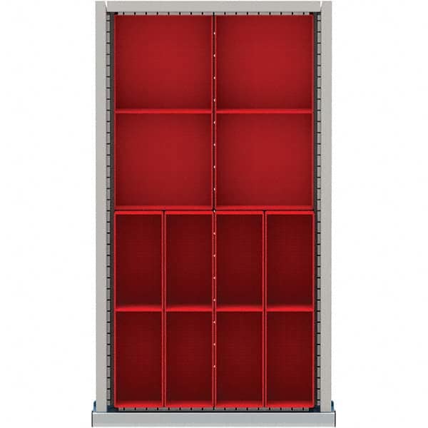 LISTA - 12-Compartment Drawer Divider Layout for 3.15" High Drawers - Eagle Tool & Supply