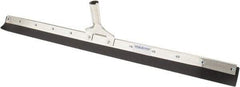 PRO-SOURCE - 36" Rubber Blade Floor Squeegee - Tapered End, Black - Eagle Tool & Supply