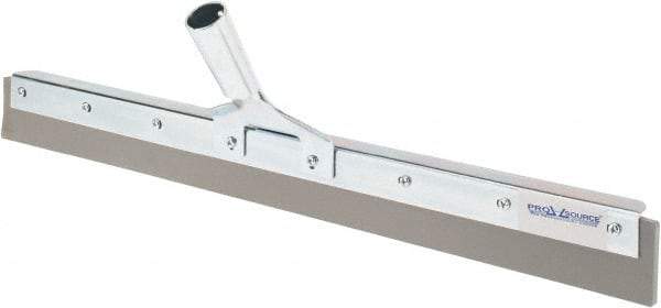 PRO-SOURCE - 24" Rubber Blade Floor Squeegee - Tapered End, Gray - Eagle Tool & Supply