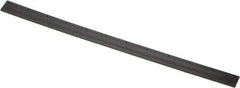 PRO-SOURCE - 36" Rubber Blade Squeegee Refill - Tapered End, Black - Eagle Tool & Supply