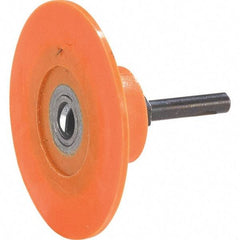 WALTER Surface Technologies - 3" Diam Disc Backing Pad - 1/4" Shank Diam, Medium Density, 28,000 RPM, Twist Compatible - Eagle Tool & Supply
