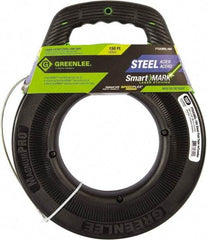 Greenlee - 150 Ft. Long x 1/8 Inch Wide, Steel Fish Tape - Includes Case - Eagle Tool & Supply