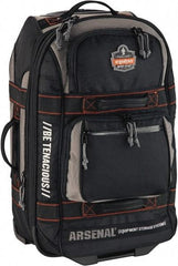 Ergodyne - 3,790 Cubic Inch, Polyester Empty Gear Bag - 14 Inch Wide x 9 Inch Deep x 22-1 2 Inch High, Black - Eagle Tool & Supply