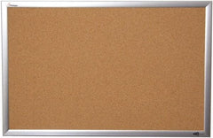 Ability One - 22" Wide x 2" High Self-Heal Cork Bulletin Board - Natural (Color) - Eagle Tool & Supply