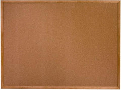 Ability One - 26" Wide x 2" High Self-Heal Cork Bulletin Board - Natural (Color) - Eagle Tool & Supply