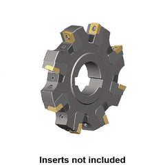 Kennametal - Arbor Hole Connection, 0.461" Cutting Width, 2.0276" Depth of Cut, 160mm Cutter Diam, 1.5748" Hole Diam, 10 Tooth Indexable Slotting Cutter - KSSM Toolholder, SD.T 1204.. Insert, Right Hand Cutting Direction - Eagle Tool & Supply