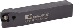 Kennametal - 1.771...75DEG, Right Hand Cut, 15° Lead Angle, 20mm Shank Height x 20mm Shank Width, Positive Rake Indexable Turning Toolholder - 125mm OAL, C8FIX12..R.. Insert Compatibility, Series Fix-Perfect - Eagle Tool & Supply