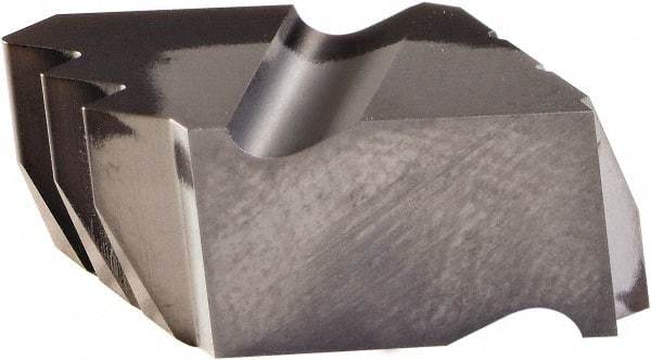 Kennametal - NDC88 Grade KCU10, Internal/External NPT Threading Insert - 8 TPI Int Pitch, Left Hand Insert, AlTiN Finish, Carbide - Eagle Tool & Supply