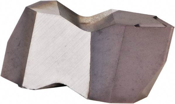 Kennametal - NT3 K Grade KCU10, Internal/External Partial Profile 60° Threading Insert - 2.5 to 40mm & 6 to 11 TPI Ext Pitch, 40mm & 6 TPI Int Pitch, Right Hand Insert, AlTiN Finish, Carbide - Eagle Tool & Supply