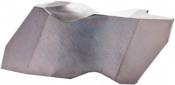 Kennametal - NAS3 Grade KCU10, Internal/External Stub Acme Threading Insert - 10 TPI Int Pitch, Left Hand Insert, AlTiN Finish, Carbide - Eagle Tool & Supply
