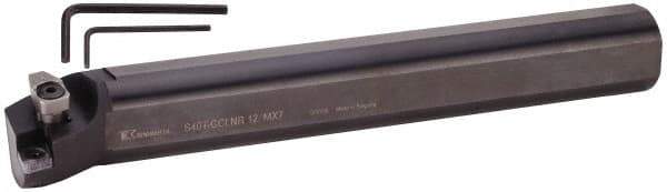 Kennametal - 55mm Min Bore Diam, 300mm OAL, 40mm Shank Diam, S-CCLN-MX Indexable Boring Bar - 40mm Max Bore Depth, CN.. 120708 Insert, Clamp Holding Method - Eagle Tool & Supply